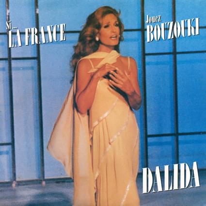 Album cover art for "Jouez Bouzouki" by Dalida