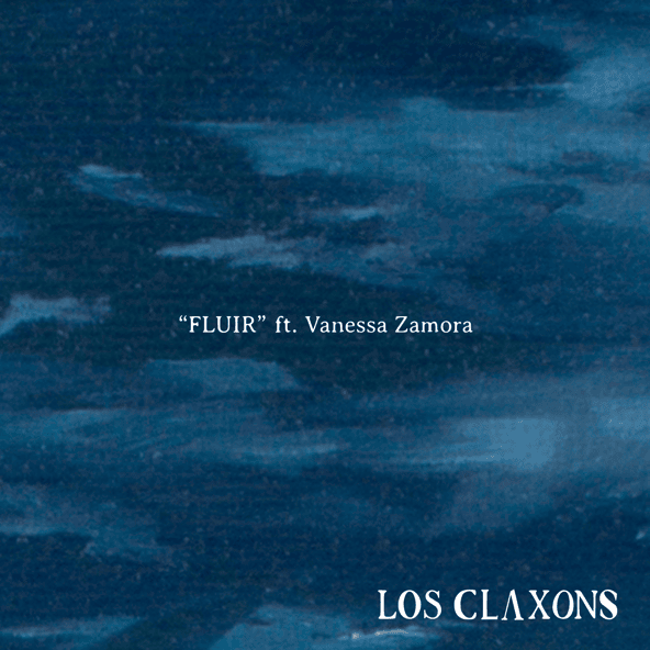 Album cover art for "Fluir" by Los Claxons & Vanessa Zamora