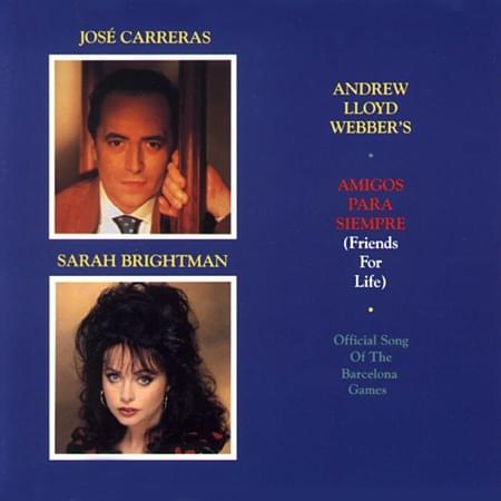 Album cover art for "Amigos Para Siempre (Friends for Life)" by José Carreras