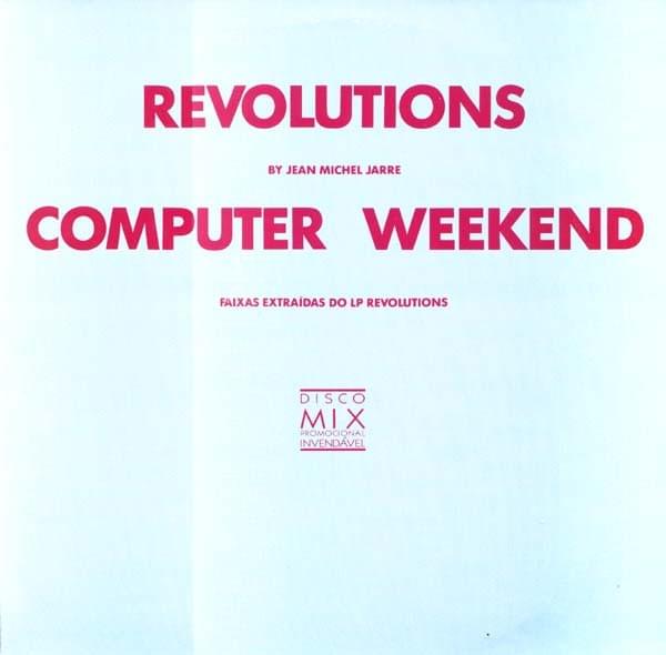 Album cover art for "Computer Weekend" by Jean-Michel Jarre