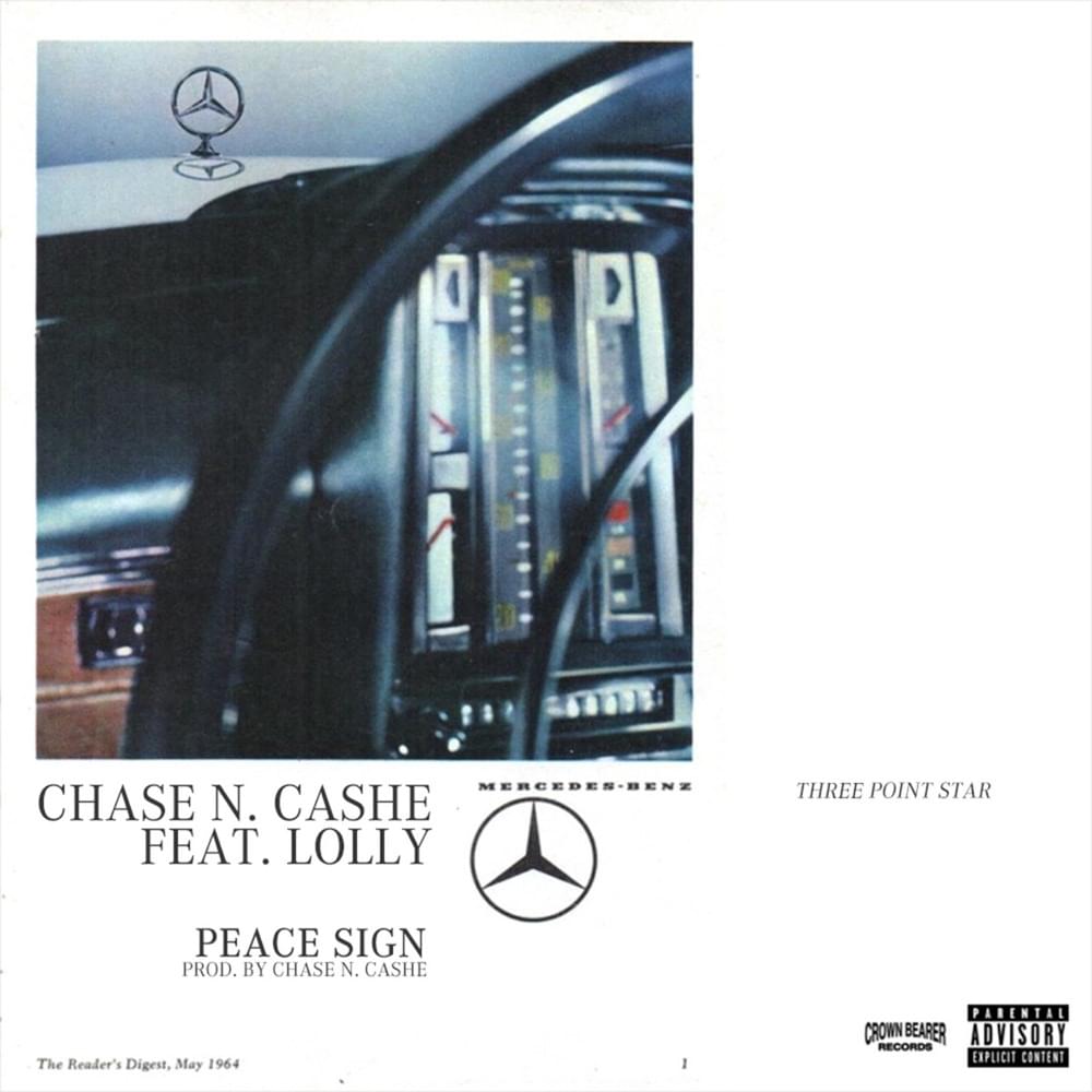 Album cover art for "Peace Sign" by Chase N. Cashe