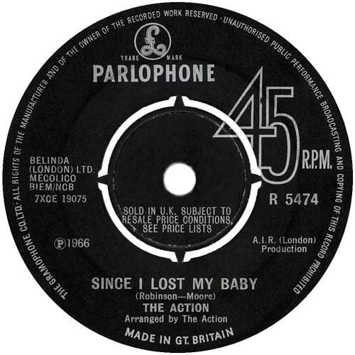 Since I Lost My Baby by The Action (UK)
