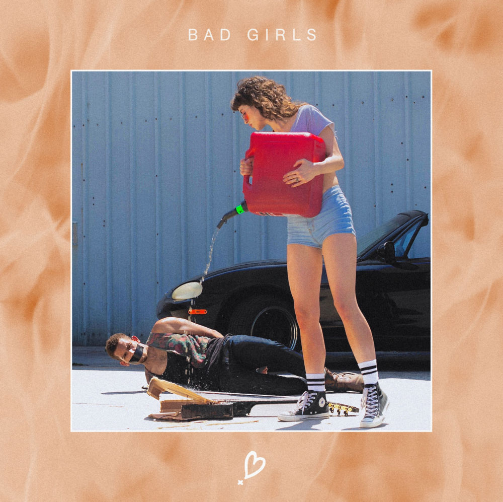 Album cover art for "Bad Girls" by NoMBe