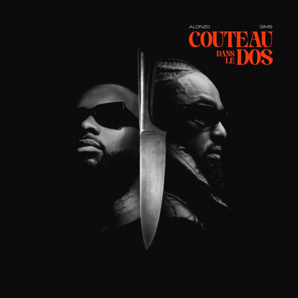 Album cover art for "Couteau dans le dos" by Alonzo & GIMS