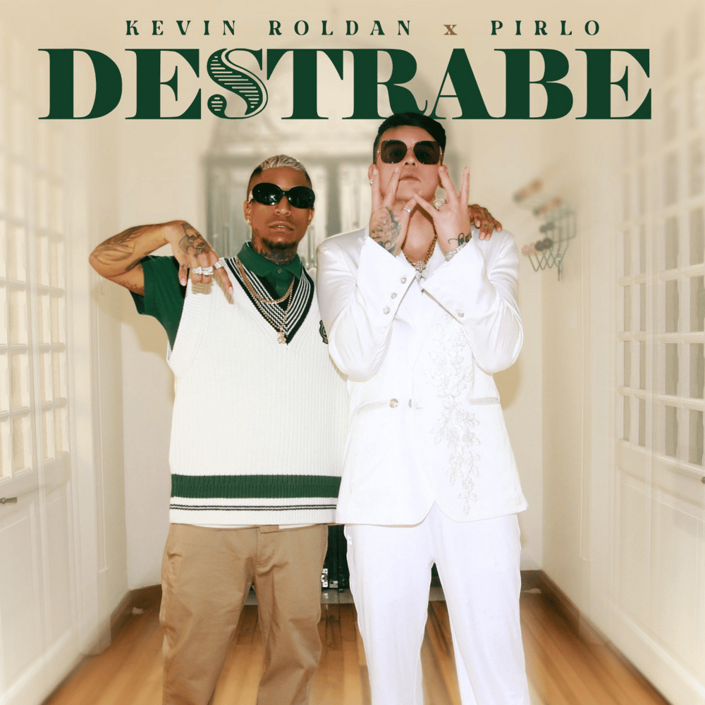 Album cover art for "DESTRABE" by KEVIN ROLDAN