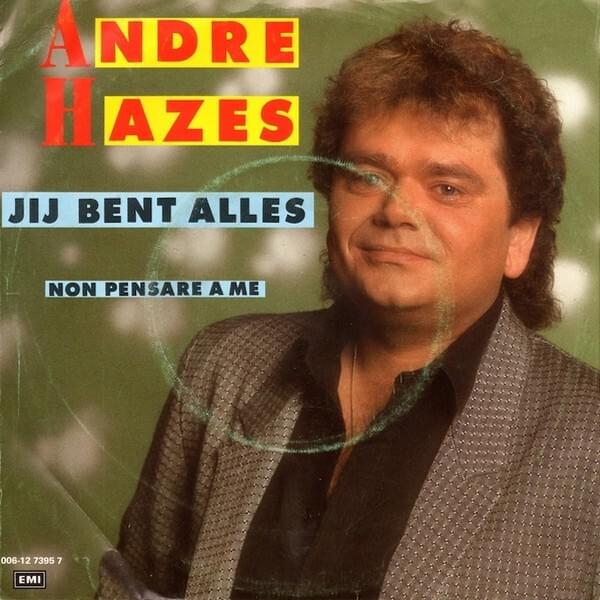 Album cover art for "Jij Bent Alles" by André Hazes