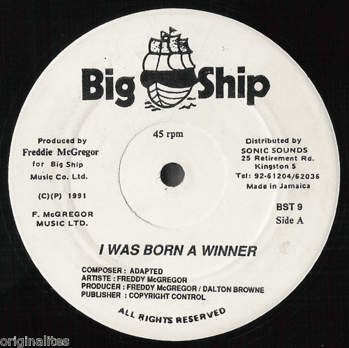I Was Born a Winner by Freddie McGregor