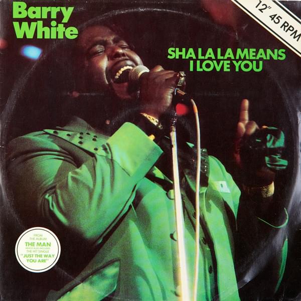 Album cover art for "Sha La La Means I Love You" by Barry White
