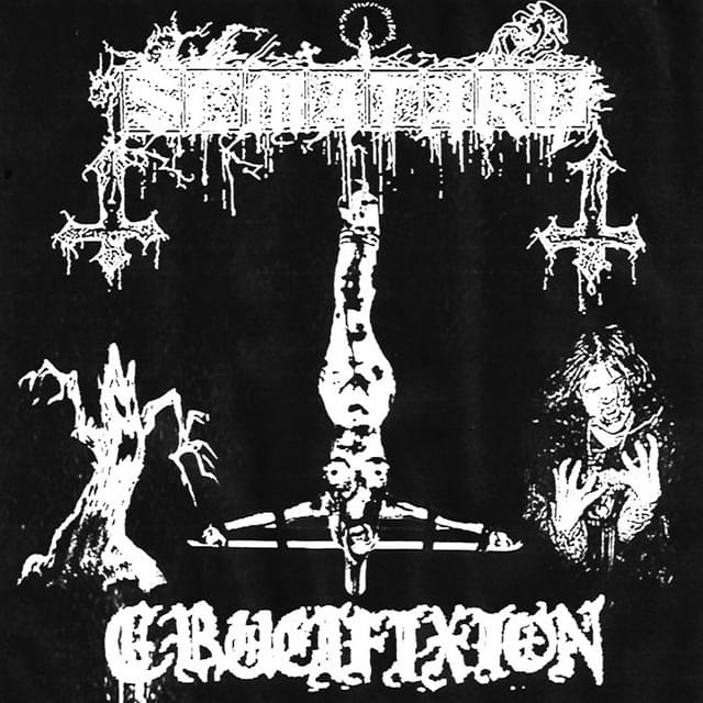 Album cover art for "CRUCIFIXION" by Sematary