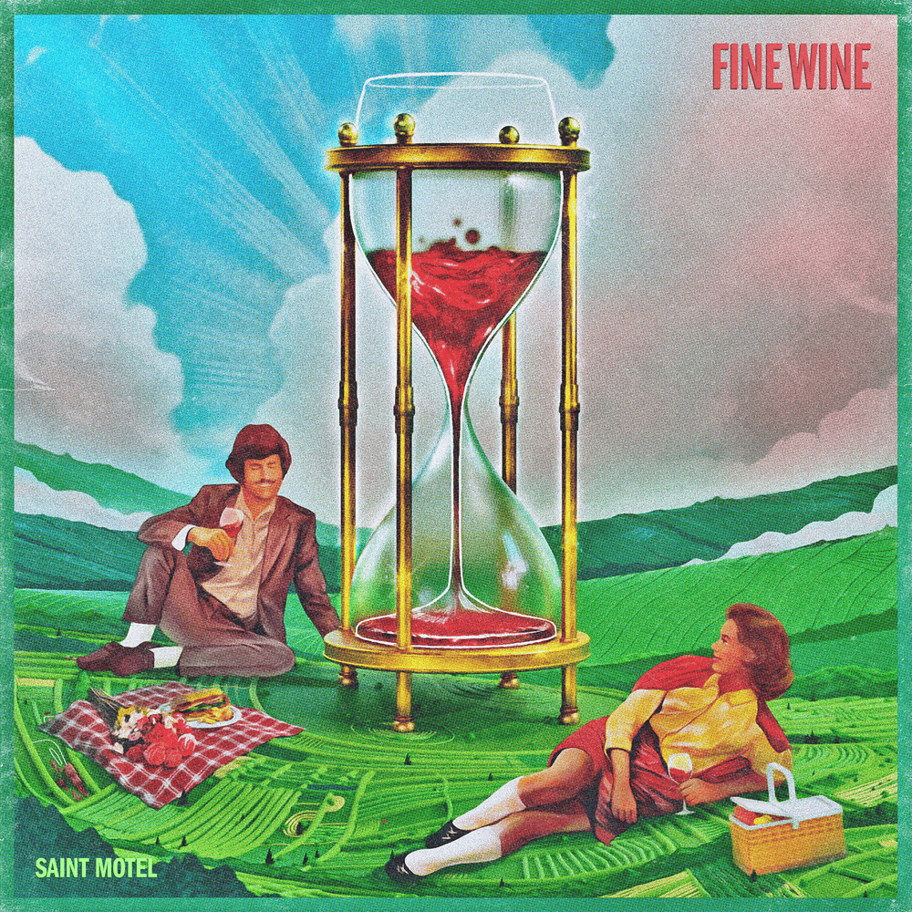 Album cover art for "Fine Wine" by Saint Motel
