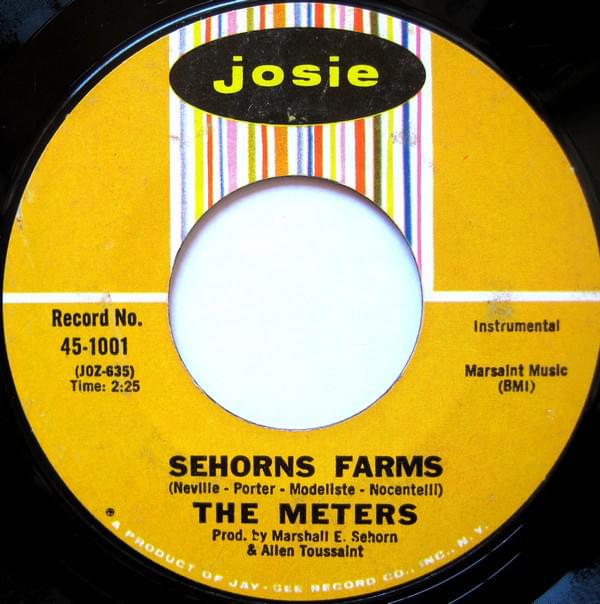 Album cover art for "Sehorn’s Farm" by The Meters