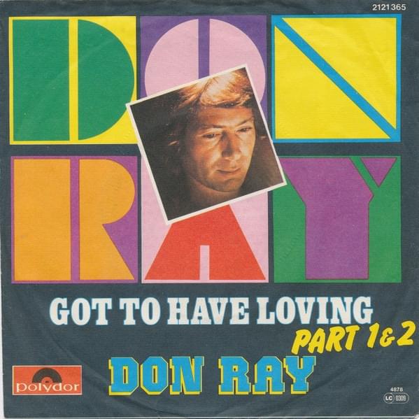 Album cover art for "Got To Have Loving" by Don Ray