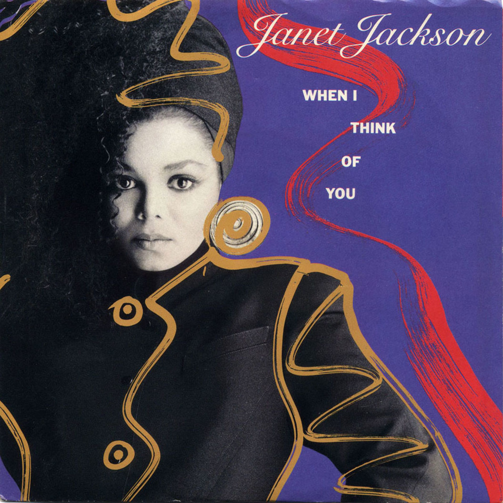 Album cover art for "When I Think of You (Dance Remix)" by Janet Jackson