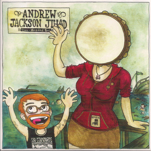 Album cover art for "2 Headed Boy" by AJJ