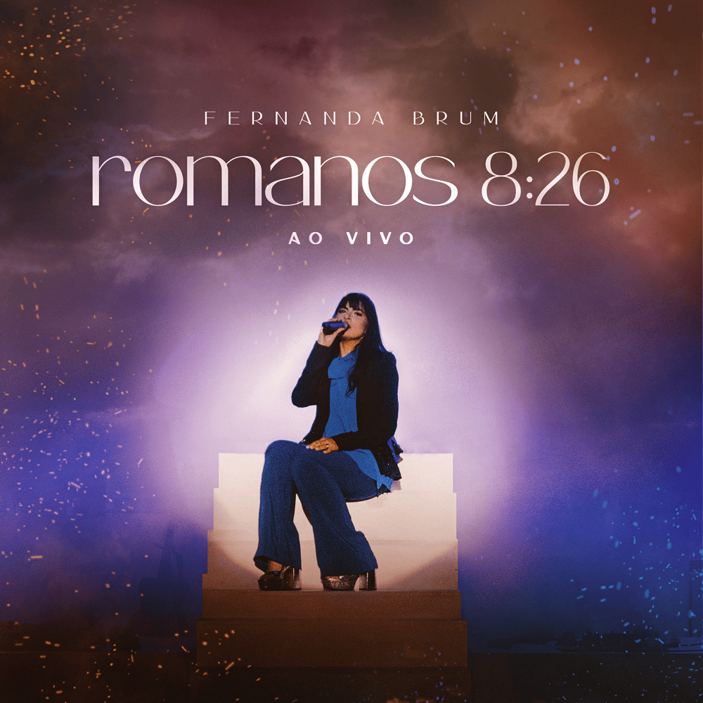 Album cover art for "Romanos 8:26 (Ao Vivo) [Playback]" by Fernanda Brum