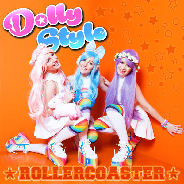 Album cover art for "Rollercoaster" by Dolly Style