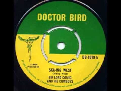 Album cover art for "Ska-ing West" by Sir Lord Comic