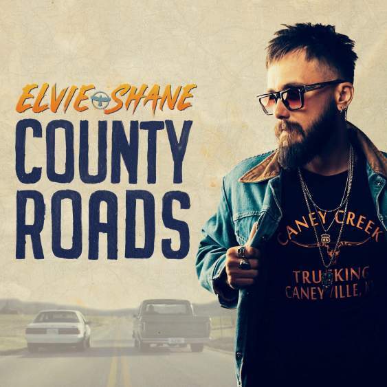 Album cover art for "County Roads" by Elvie Shane
