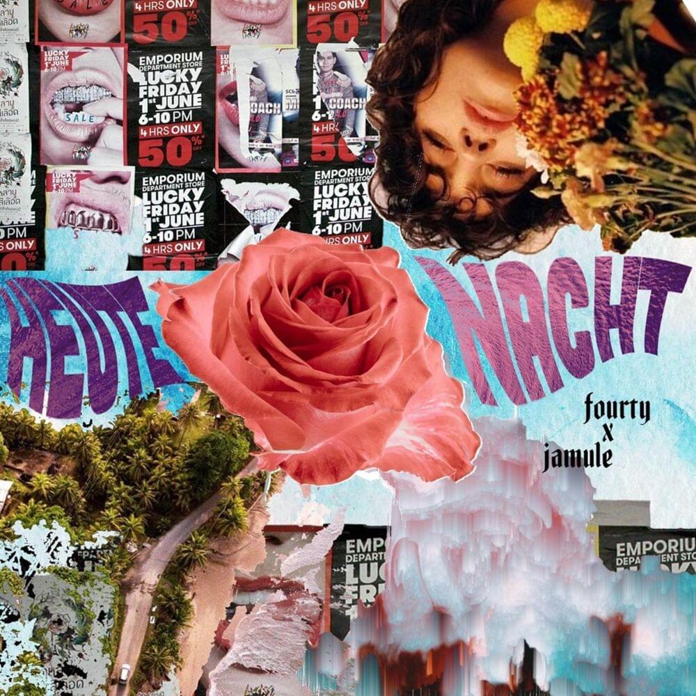 Album cover art for "HEUTE NACHT" by FOURTY