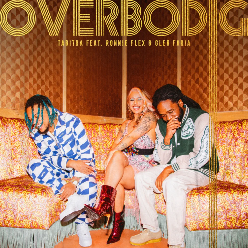 Album cover art for "Overbodig" by Tabitha & Glen Faria & Ronnie Flex
