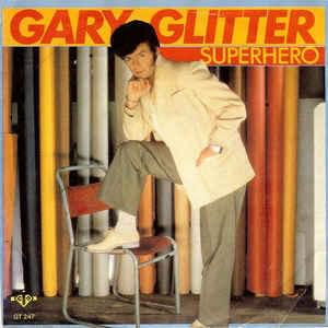 Album cover art for "Superhero" by Gary Glitter