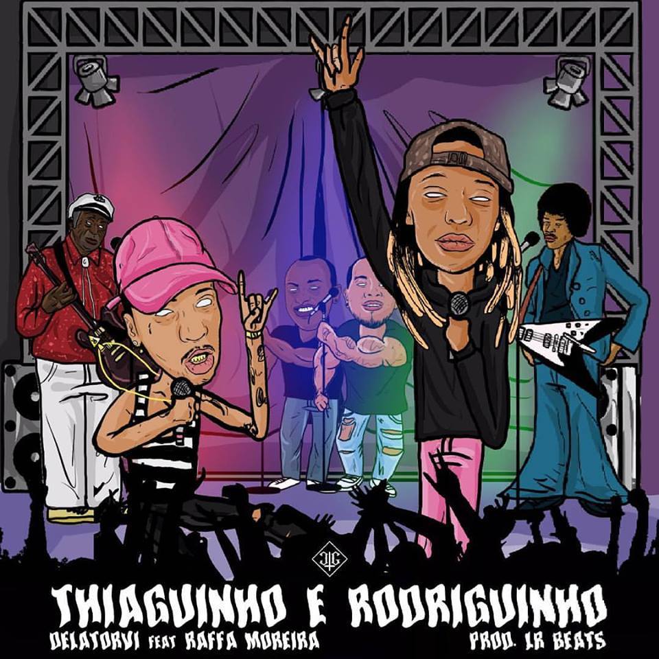 Album cover art for "Thiaguinho & Rodriguinho" by Delatorvi & Raffa Moreira