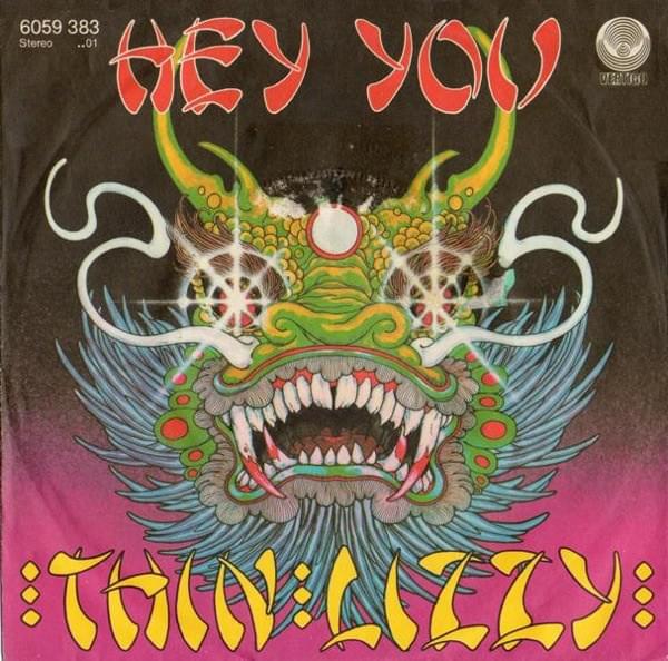 Album cover art for "Hey You" by Thin Lizzy