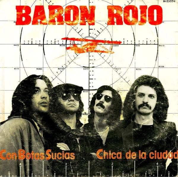 Album cover art for "Con Botas Sucias" by Barón Rojo