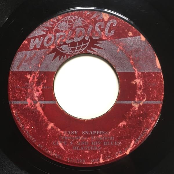 Album cover art for "Easy Snapping" by Theophilus Beckford & Clue J And His Blues Blasters