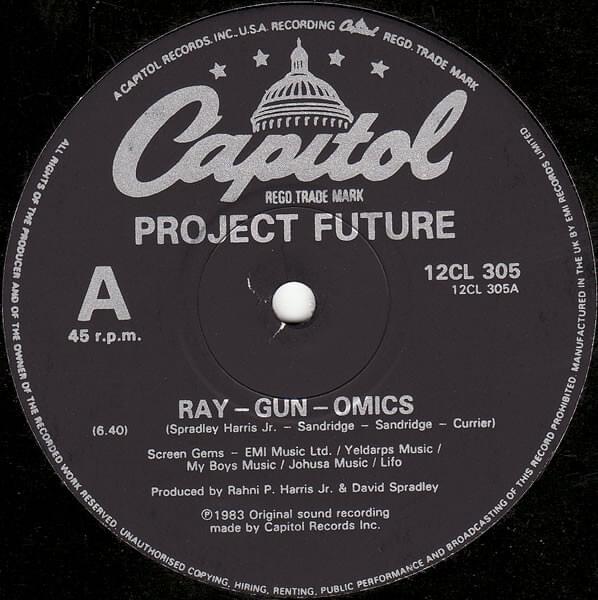 Album cover art for "Ray-Gun-Omics" by Project Future