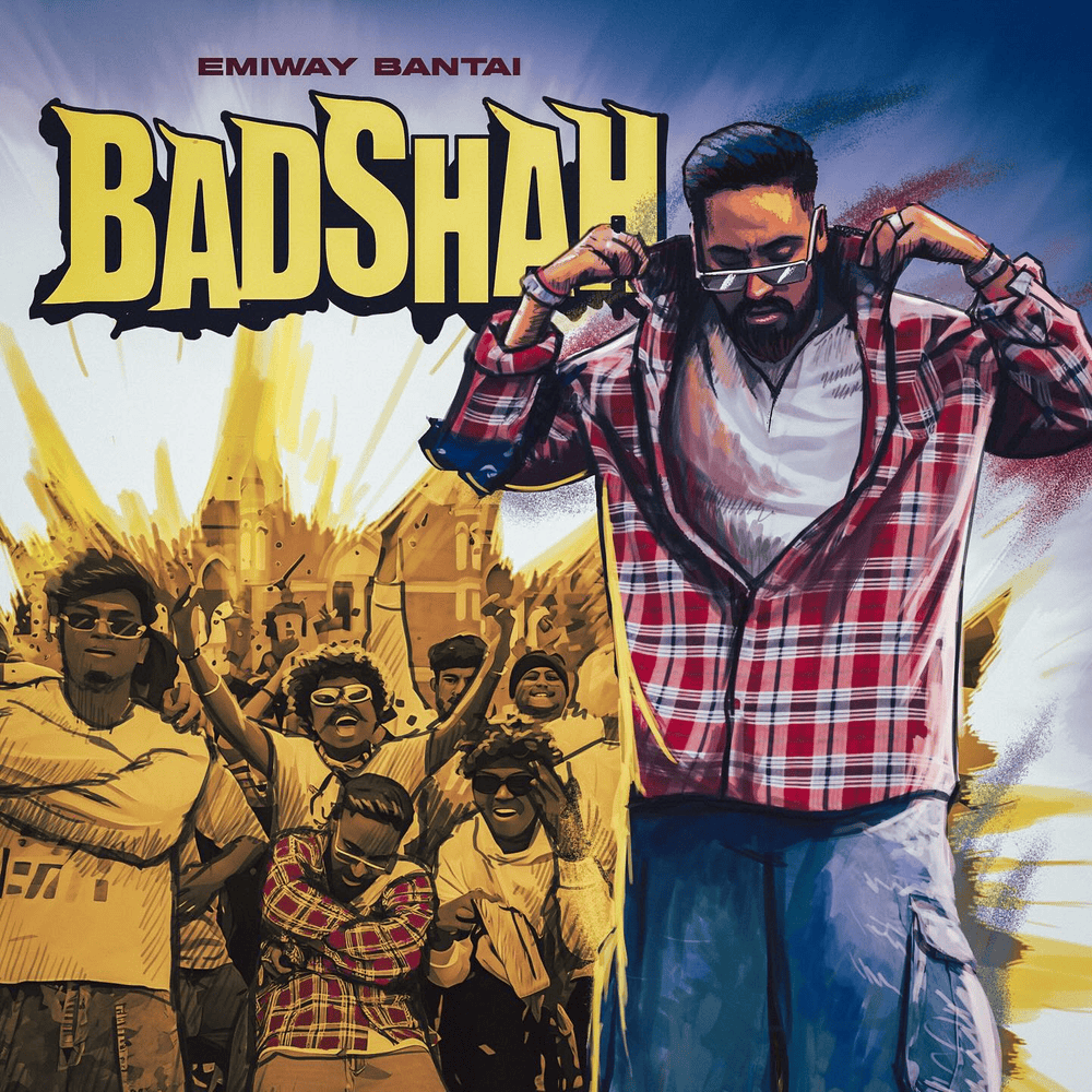 Album cover art for "Badshah" by Emiway Bantai