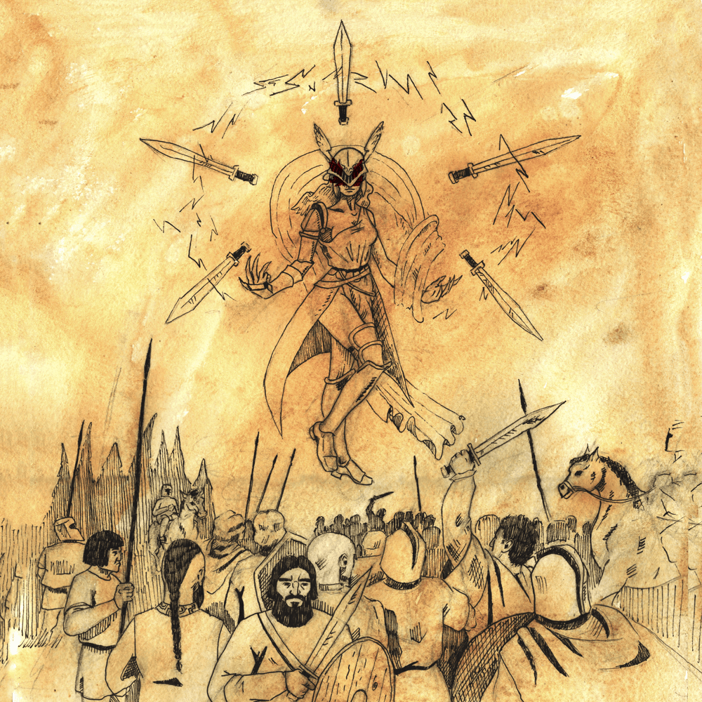 Album cover art for "Легенда о Богине Мечей (Legend of the Goddess of Swords)" by pyrokinesis