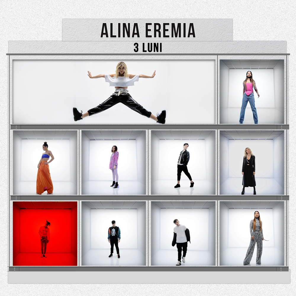 Album cover art for "3 luni" by Alina Eremia