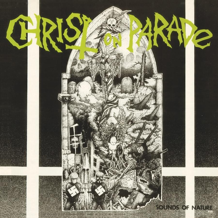 Album cover art for "Thoughts Of War" by Christ On Parade