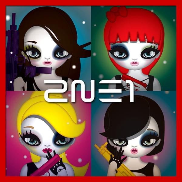Album cover art for "Hate You" by 2NE1