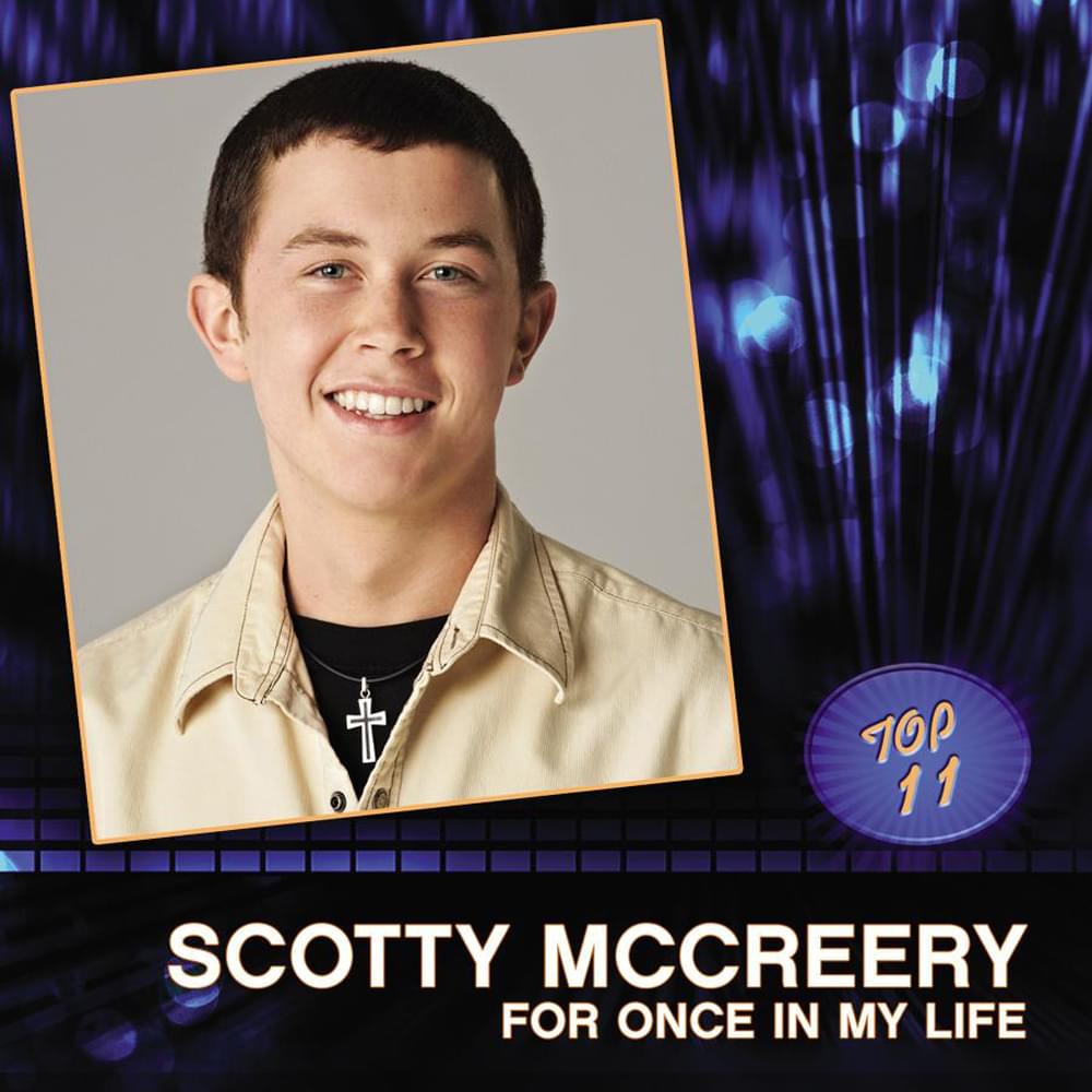 Album cover art for "For Once In My Life" by Scotty McCreery