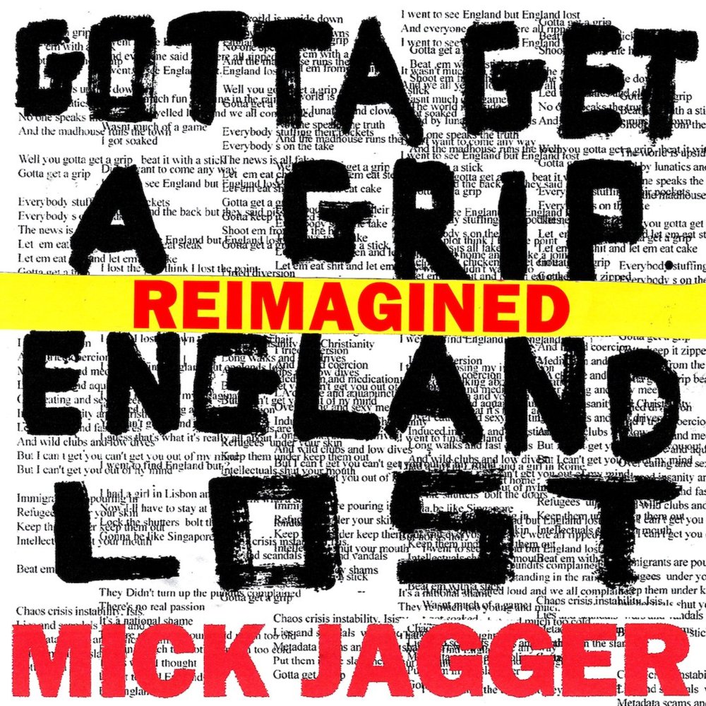 Album cover art for "England Lost (Remix)" by Mick Jagger & Skepta