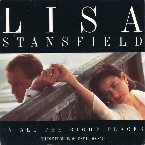 Album cover art for "In All the Right Places" by Lisa Stansfield