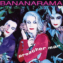 Album cover art for "Preacher Man" by Bananarama