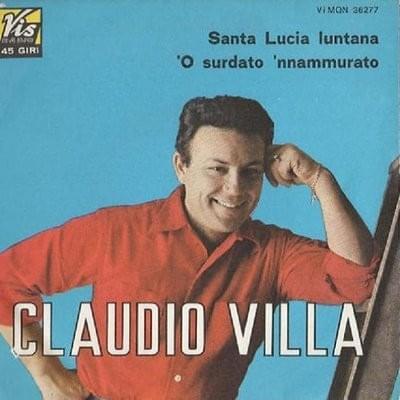 Album cover art for "Santa Lucia luntana" by Claudio Villa