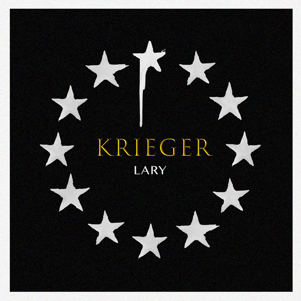 Album cover art for "KRIEGER" by LARY