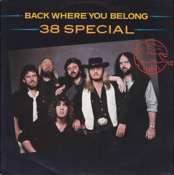 Album cover art for "Back Where You Belong" by 38 Special