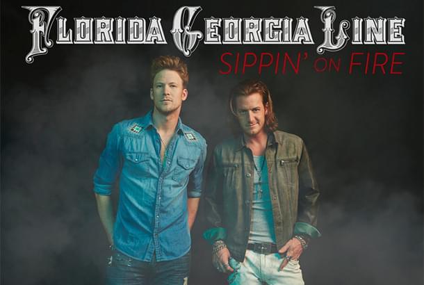 Album cover art for "Sippin’ on Fire" by Florida Georgia Line