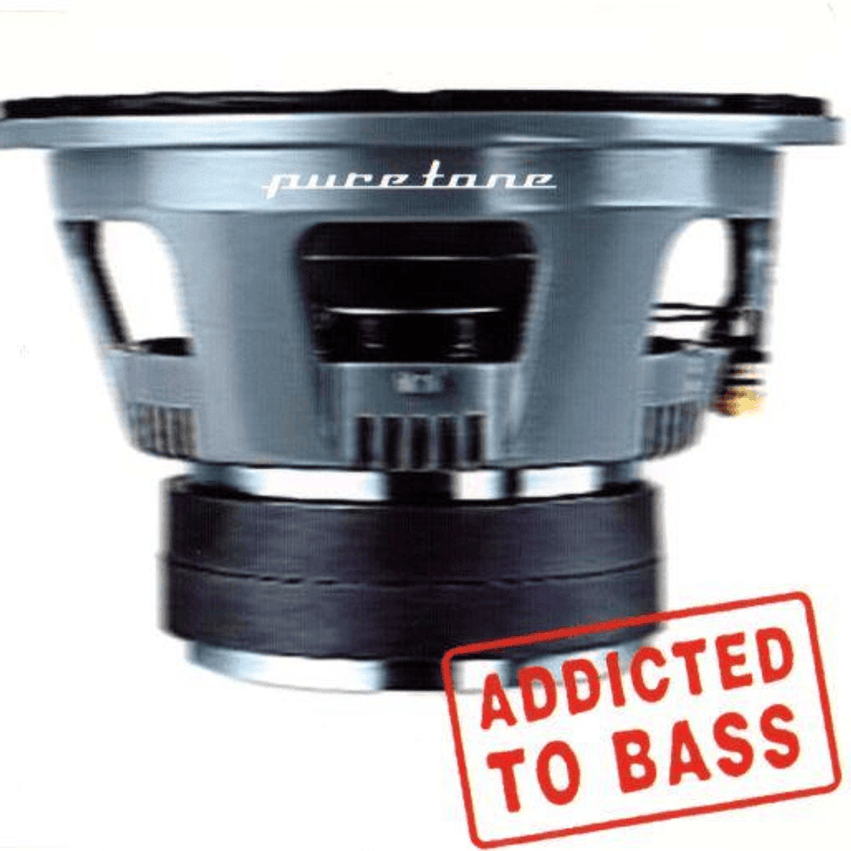 Album cover art for "Addicted To Bass" by Puretone