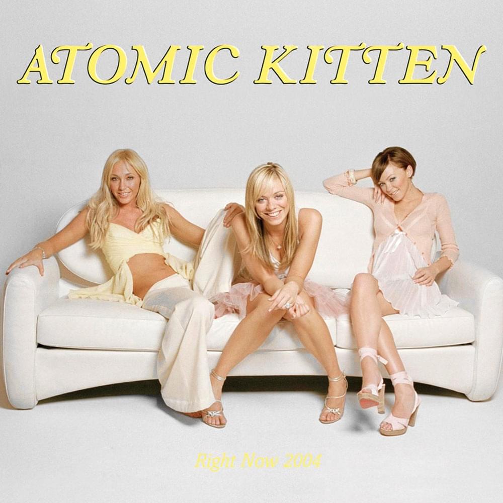 Album cover art for "Right Now 2004" by Atomic Kitten