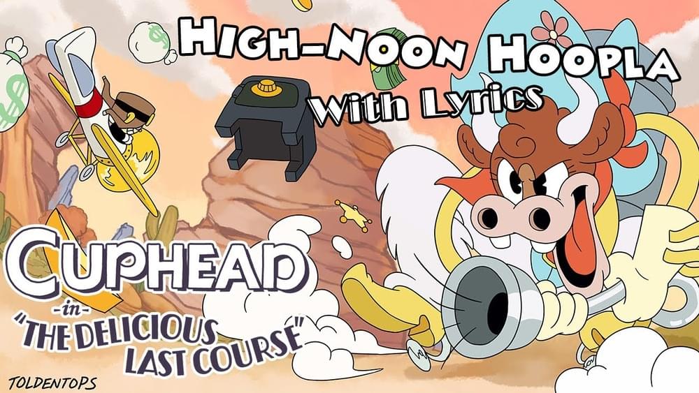 Album cover art for "High-Noon Hoopla WITH LYRICS" by Juno Songs & Maiden