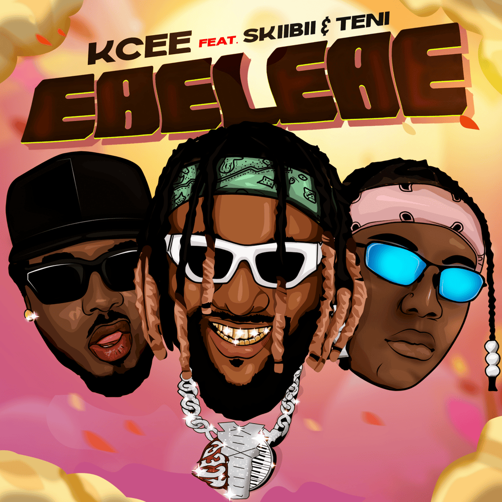 Album cover art for "Ebelebe" by KCee & Skiibii & Teni