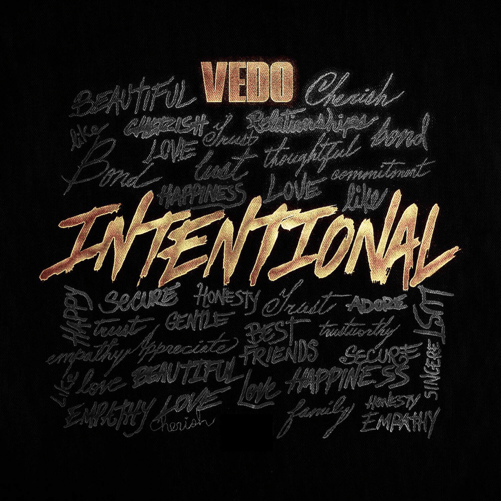 Album cover art for "Intentional" by VEDO