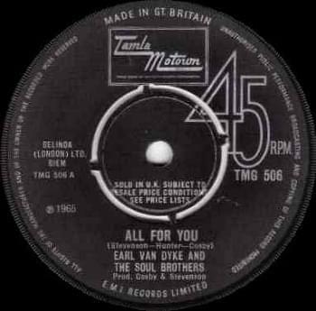 All For You by Earl Van Dyke & The Soul Brothers