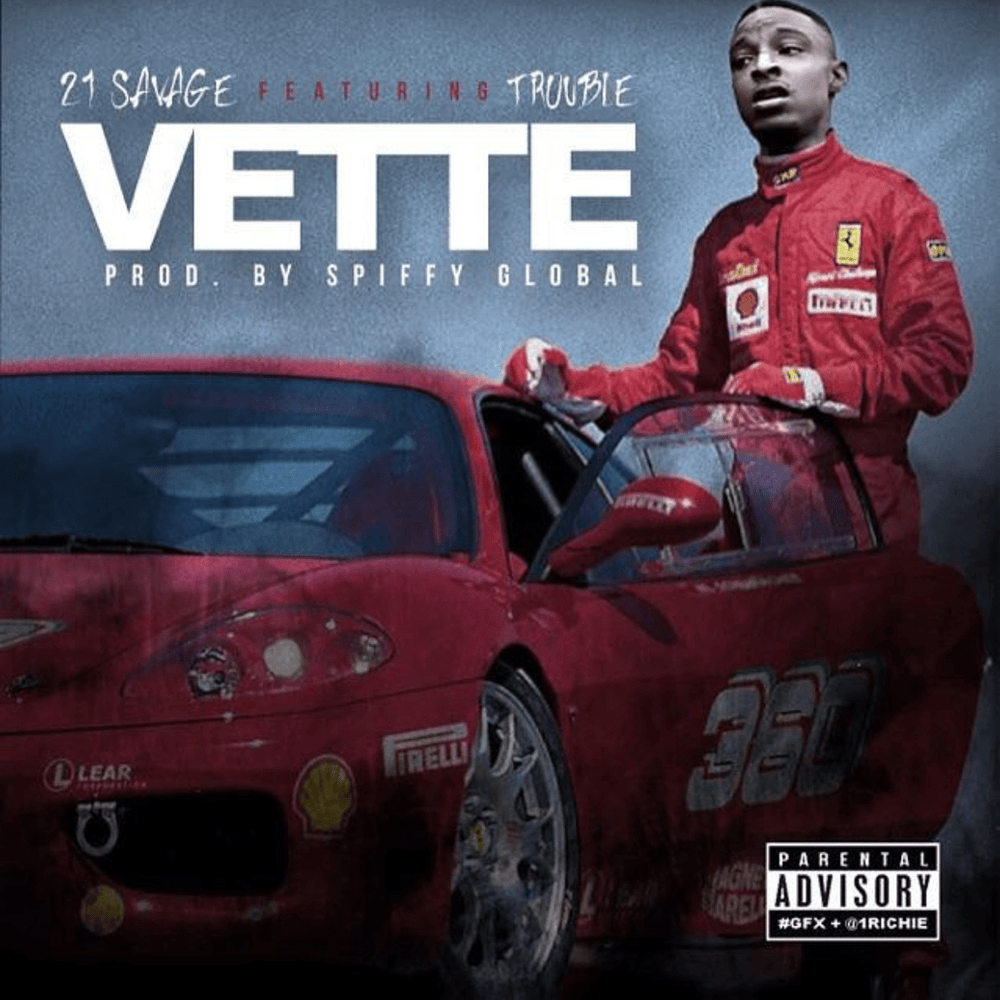 Album cover art for "Vette" by 21 Savage & Trouble